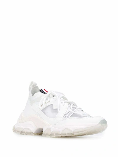 Shop Moncler White Sneakers