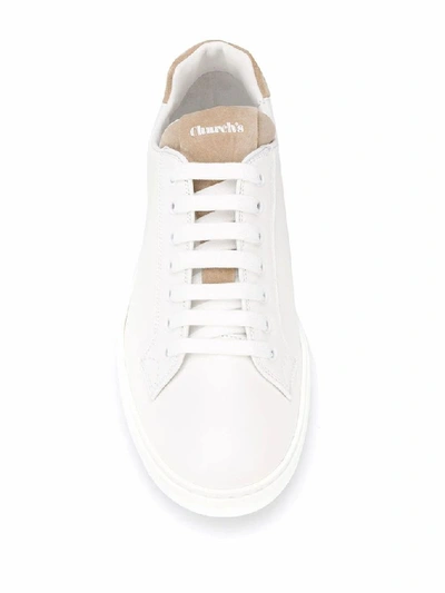 Shop Church's Men's White Leather Sneakers