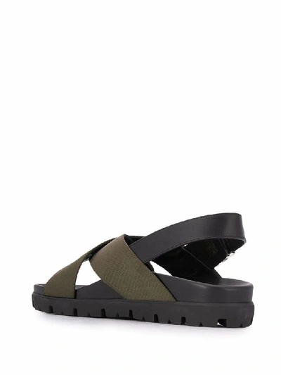 Shop Prada Green Sandals