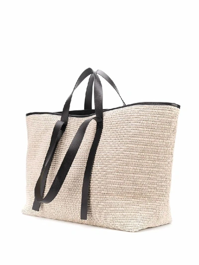 Shop Off-white Beige Tote