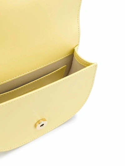 Shop Pinko Yellow Leather Belt Bag
