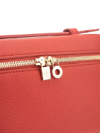 Shop Loro Piana Women's Orange Leather Handbag