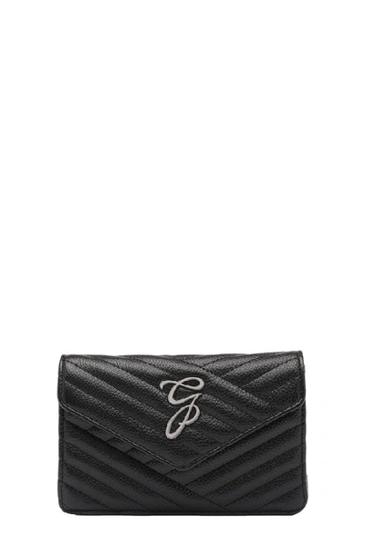 Shop Gaelle Paris Black Polyurethane Shoulder Bag