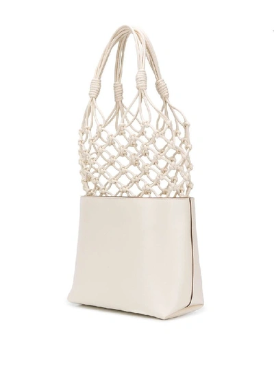 Shop Stella Mccartney Women's White Polyurethane Handbag