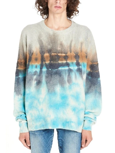 Shop Amiri Men's Multicolor Cashmere Sweater