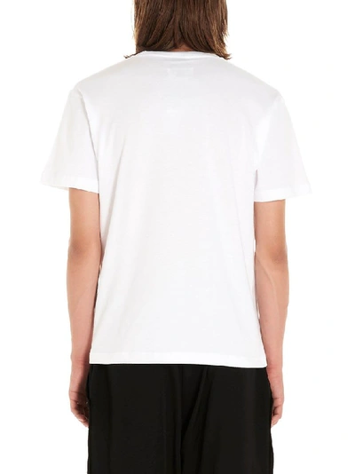 Shop Yohji Yamamoto Men's White Cotton T-shirt