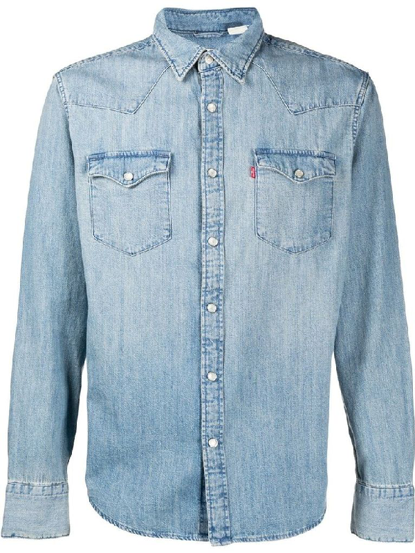 levi's light blue shirt