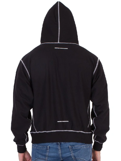 Shop United Standard Men's Black Cotton Sweatshirt