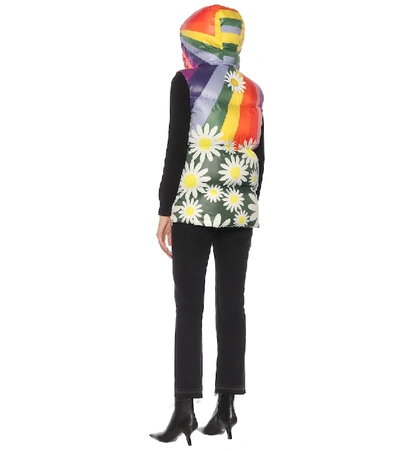 Shop Moncler Genius 8 Moncler Richard Quinn Raquel Down Vest In Multicoloured