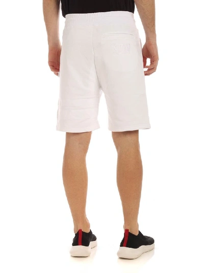 Shop Gcds Men's White Cotton Shorts