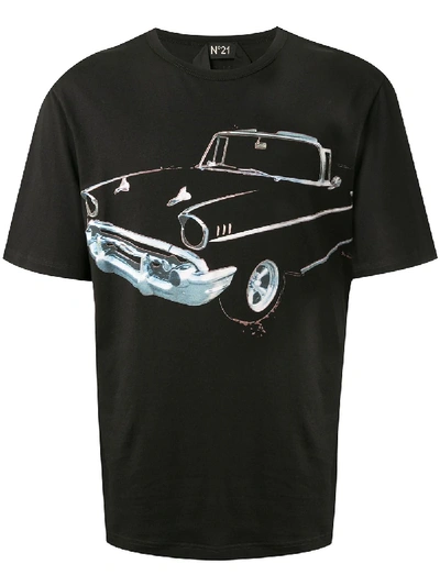 Shop N°21 Car Print T-shirt In Black