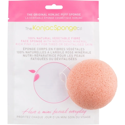 Shop The Konjac Sponge Company Facial Puff Sponge With French Pink Clay