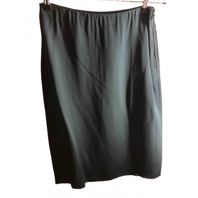 Pre-owned Lanvin Mid-length Skirt In Green