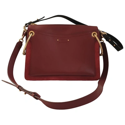 Pre-owned Chloé Roy Purple Leather Handbag