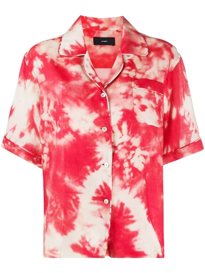 Shop Alanui Tie-dye Print T-shirt In Pink