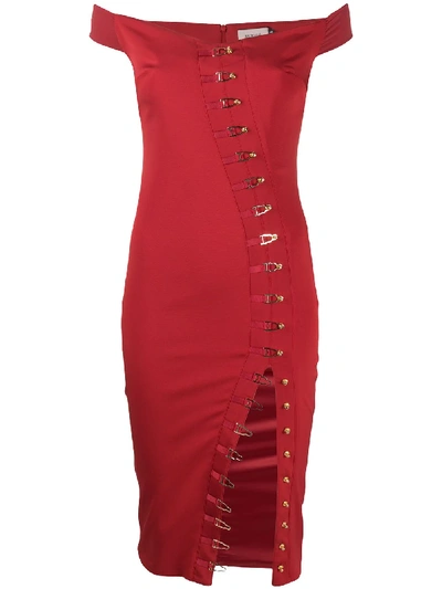 Shop Murmur Ivy Bodycon Dress In Red