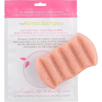Shop The Konjac Sponge Company 6 Wave Bath Sponge With Pink Clay
