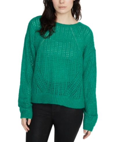 Shop Sanctuary Hole In One Sweater In Bright Grn