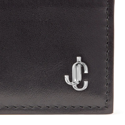 Shop Jimmy Choo Dean Black Leather Card Holder