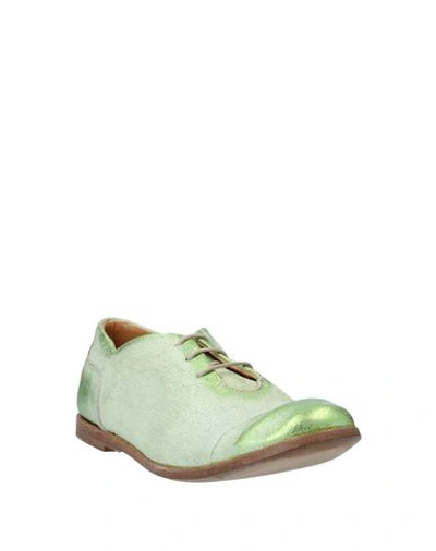 Shop Savio Barbato Laced Shoes In Green