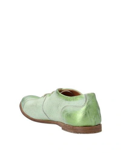 Shop Savio Barbato Laced Shoes In Green