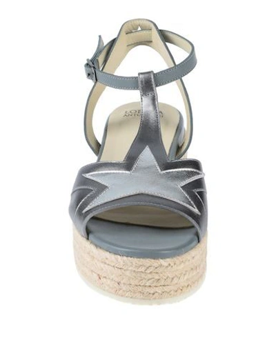Shop Lorena Antoniazzi Sandals In Silver
