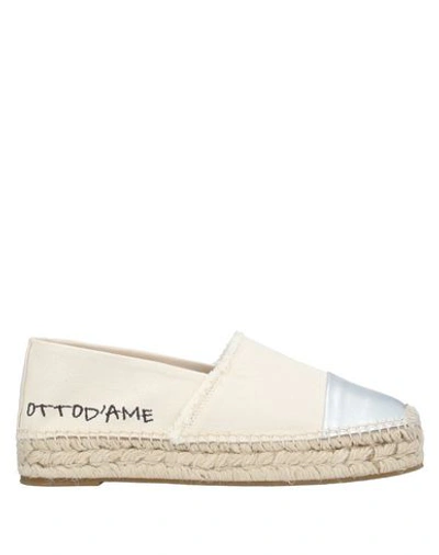 Shop Ottod'ame Espadrilles In Silver