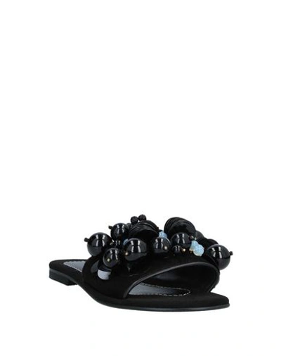 Shop Elina Linardaki Sandals In Black