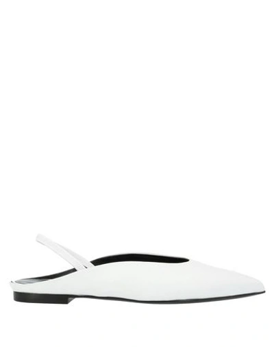 Shop Alumnae Ballet Flats In White