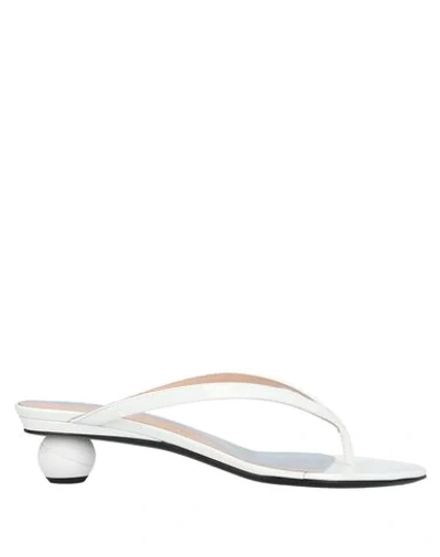 Shop Alchimia Di Ballin Flip Flops In White