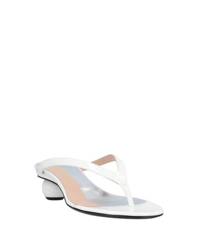 Shop Alchimia Di Ballin Flip Flops In White