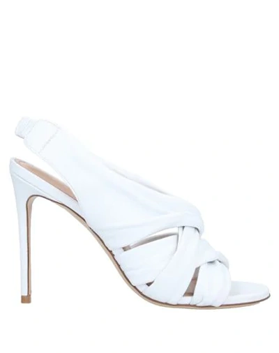 Shop Aldo Castagna Woman Sandals White Size 8 Calfskin