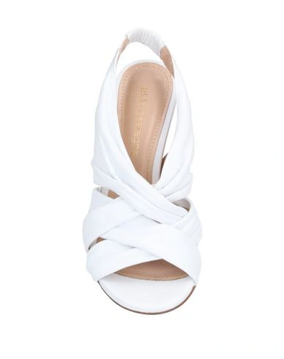 Shop Aldo Castagna Woman Sandals White Size 8 Calfskin