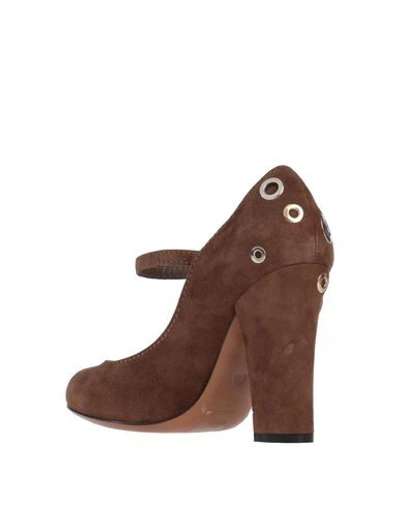 Shop Moschino Cheap And Chic Pump In Brown