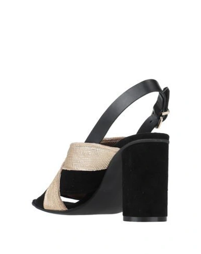 Shop Fiorifrancesi Sandals In Black