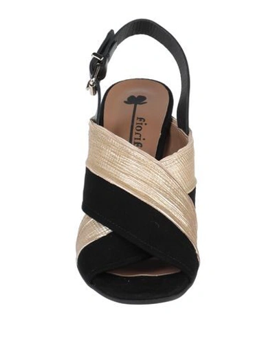 Shop Fiorifrancesi Sandals In Black