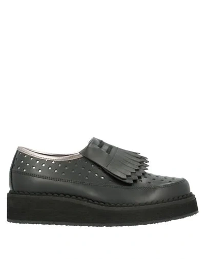 Shop Le Qarant Laced Shoes In Black