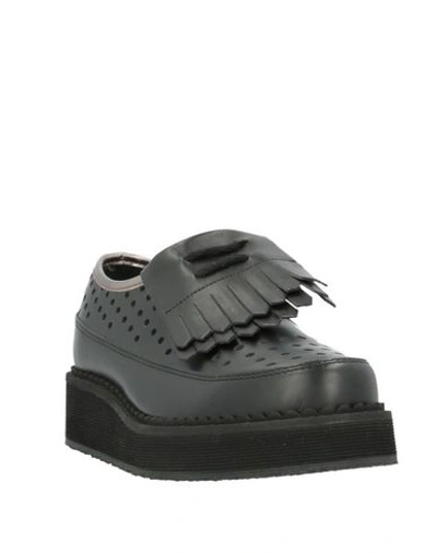 Shop Le Qarant Laced Shoes In Black