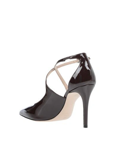 Shop Deimille Pumps In Dark Brown