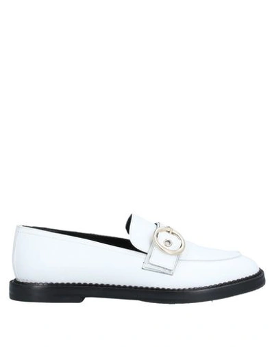 Shop Atos Lombardini Loafers In White