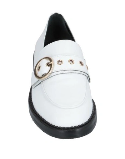 Shop Atos Lombardini Loafers In White