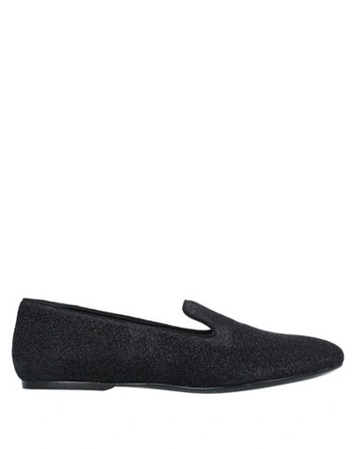 Shop Atos Lombardini Loafers In Black