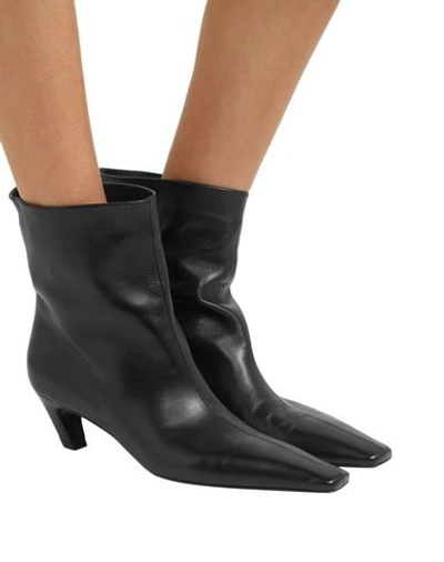 Shop Khaite Woman Ankle Boots Black Size 7 Soft Leather