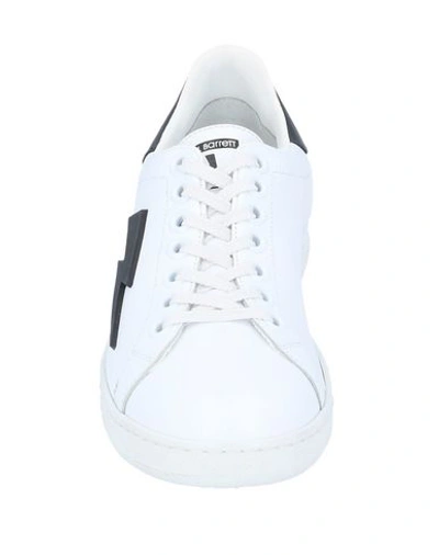 Shop Neil Barrett Sneakers In White