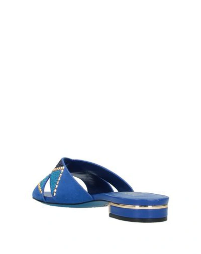 Shop Loriblu Sandals In Bright Blue