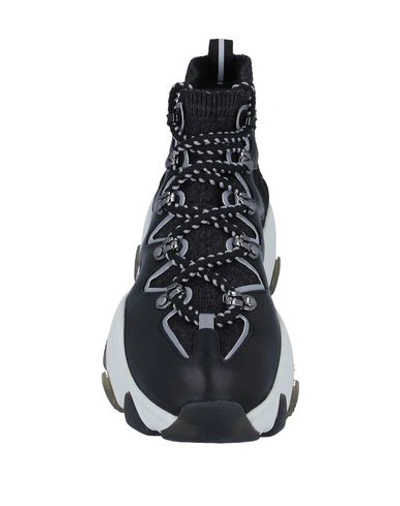 Shop Ash Woman Sneakers Black Size 6 Soft Leather, Textile Fibers