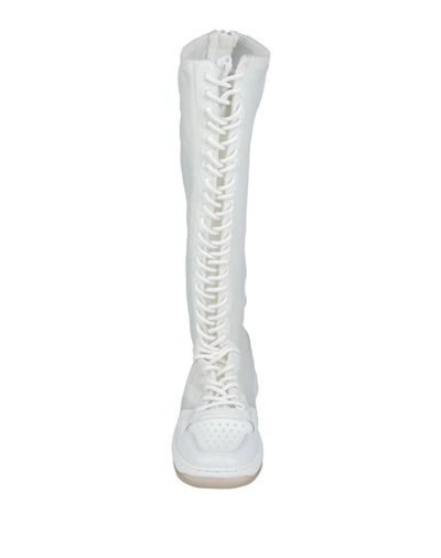 Emporio Armani Knee Boots In White