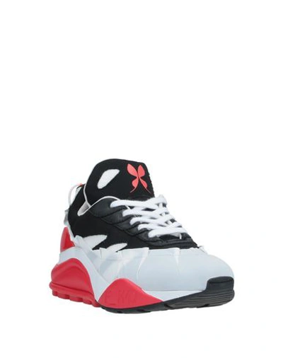 F_wd Low-top Colour Block Sneakers In Black