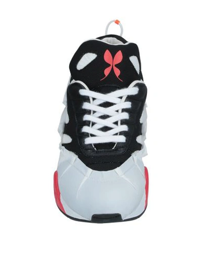 F_wd Low-top Colour Block Sneakers In Black
