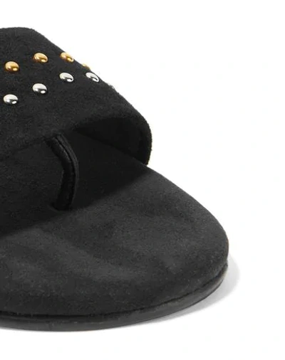 Shop Newbark Toe Strap Sandals In Black
